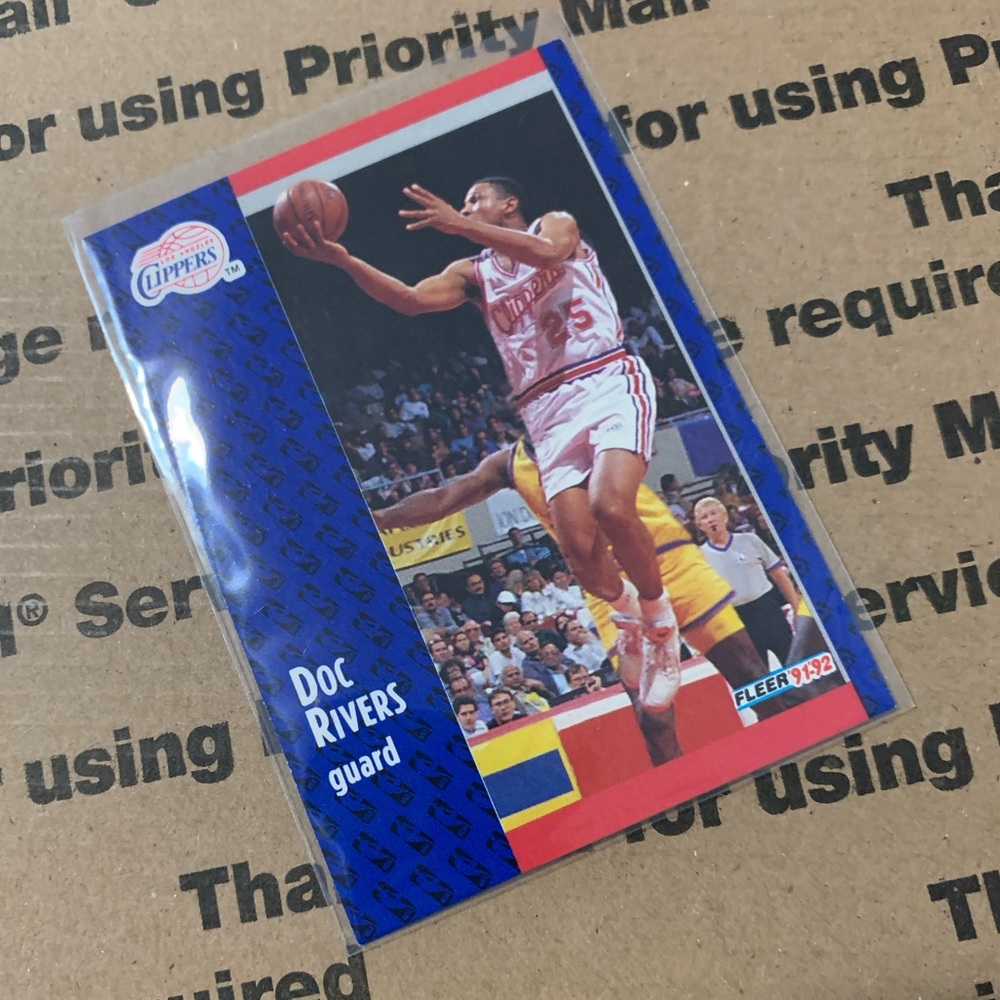 Doc Rivers ‘92 Fleer Card - Picture 3 of 6